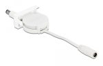 DELOCK module καλώδιο τροφοδοσίας Easy 45 81377, ανασυρόμενο 50cm, λευκό - Image 3