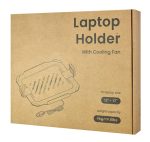 BRATECK βάση & ψύξη laptop NBH-8GL για βάση VESA, RGB, έως 17", μαύρη - Image 7