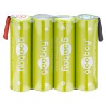 GOOBAY 55580 Επαναφορτιζόμενη μπαταρία 4.8V 2100mAh AA (Mignon) Ni-MH με λαμάκια. - Image 2