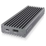 ICY BOX IB-1817M-C31 Εξωτερική θήκη αλουμινίου με write protection για σκληρούς δίσκους M.2 NVMe SSD, με σύνδεση USB 3.1 (Gen 2) Type-C. - Image 2
