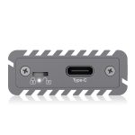 ICY BOX IB-1817M-C31 Εξωτερική θήκη αλουμινίου με write protection για σκληρούς δίσκους M.2 NVMe SSD, με σύνδεση USB 3.1 (Gen 2) Type-C. - Image 3