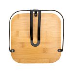 ESTIA ΧΑΡΤΟΠΕΤΣΕΤΟΘΗΚΗ BAMBOO ESSENTIALS ΤΕΤΡΑΓΩΝΗ ΜΕΤΑΛΛΙΚΗ - Image 3