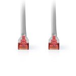 NEDIS CCGL85220GY100 Καλώδιο δικτύου CAT 6, S/FTP, 10m σε γκρι χρώμα.
