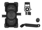 POWERTECH ασύρματος φορτιστής & βάση smartphone μοτοσυκλέτας PTL-024, 7.5W, μαύρη