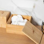 ESTIA ΚΟΥΤΙ ΑΠΟΘΗΚΕΥΣΗΣ ΚΑΙ ΟΡΓΑΝΩΣΗΣ BAMBOO ESSENTIALS 15x15x7cm - Image 6