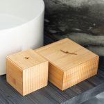 ESTIA ΚΟΥΤΙ ΑΠΟΘΗΚΕΥΣΗΣ ΚΑΙ ΟΡΓΑΝΩΣΗΣ BAMBOO ESSENTIALS 9x9x8cm - Image 4