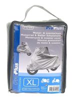 PROPLUS κουκούλα μηχανής 610250 με θήκη, XL 246x104x127cm, ασημί - Image 3