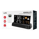 LIFE AMALFI Μετεωρολογικός σταθμός με frameless οθόνη, ρολόι/ξυπνητήρι και ασύρματο εξωτερικό αισθητήρα - Image 8