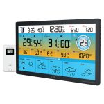 LIFE HORIZON Smartweather TUYA XL TUYA Smart Wi-Fi μετεωρολογικός σταθμός με ασύρματο εξωτερικό αισθητήρα, έγχρωμη οθόνη LCD 15.5" και πρόγνωση καιρού 5 ημερών