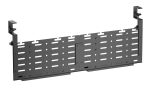 BRATECK cable management γραφείου CC11-20-2, μεταλλικό, 768x63x307mm, μαύρο - Image 8