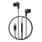 XO EP84 BLACK COLOR Ενσύρματα In-Ear ακουστικά με μικρόφωνο και βύσμα USB-C, σε μαύρο χρώμα