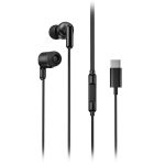 XO EP84 BLACK COLOR Ενσύρματα In-Ear ακουστικά με μικρόφωνο και βύσμα USB-C, σε μαύρο χρώμα - Image 2