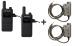 ΠΟΜΠΟΔΕΚΤΗΣ RETEVIS B63S, PMR16 + 2x M51-B63S EARMOR